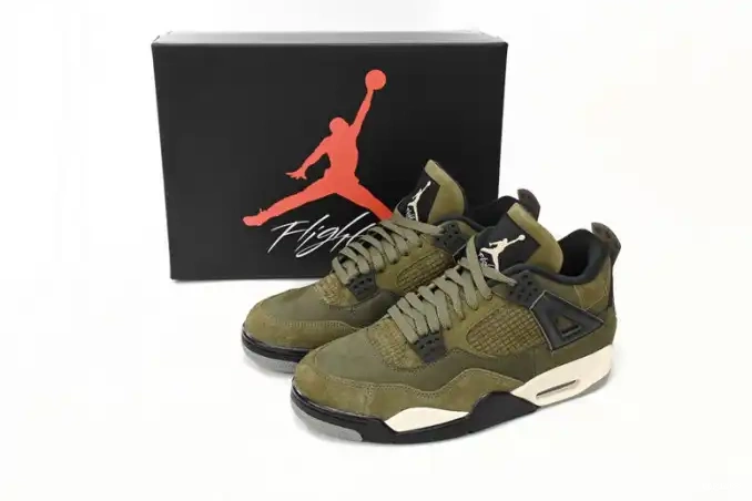 Reps TB Medium Air 4 Olive Craft Jordan FB9927-200 0502